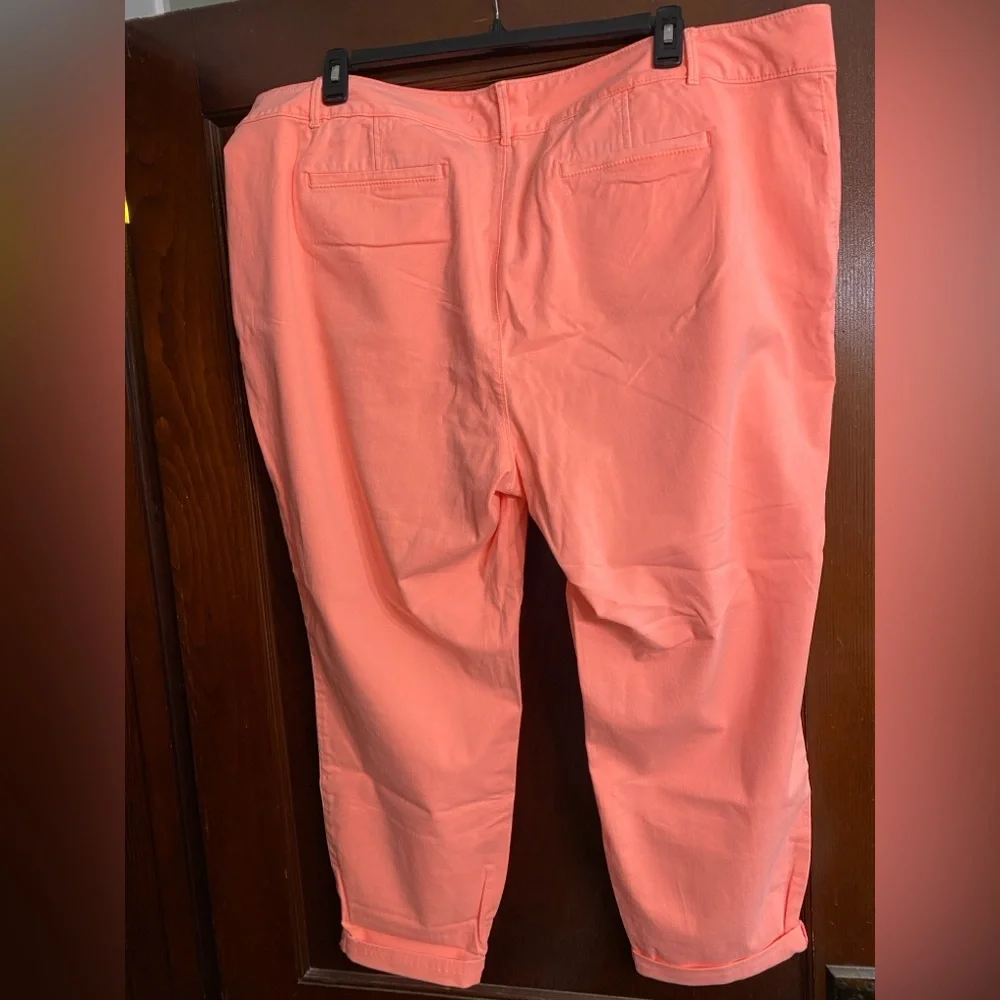 LOFT Plus Coral Capris - Picture 2 of 6